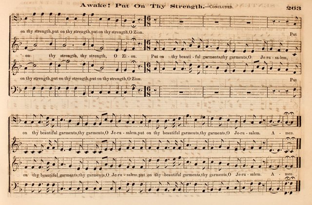 The Palm: a collection of sacred music, for choirs, singing schools and conventions page 263