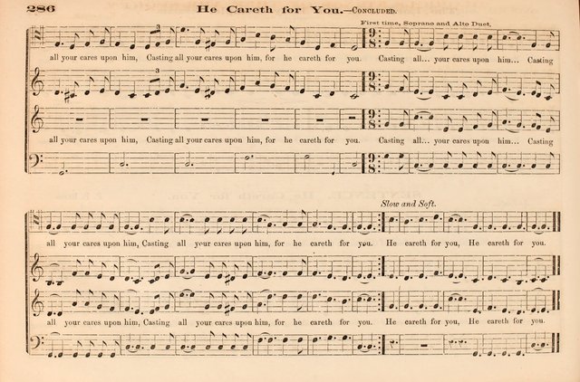 The Palm: a collection of sacred music, for choirs, singing schools and conventions page 286