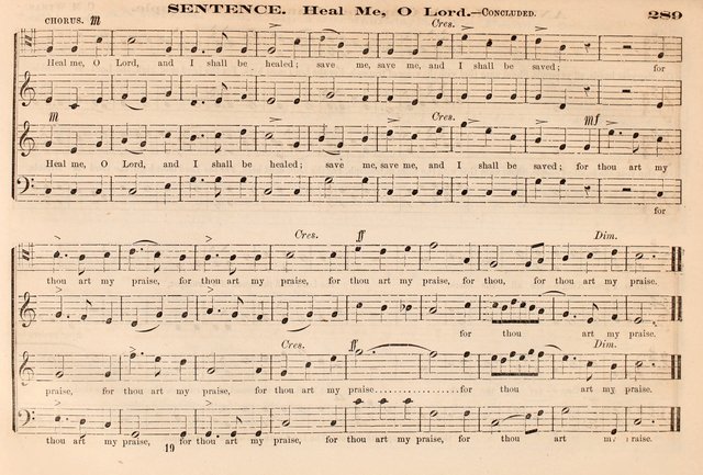 The Palm: a collection of sacred music, for choirs, singing schools and conventions page 289