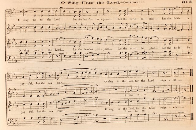 The Palm: a collection of sacred music, for choirs, singing schools and conventions page 313