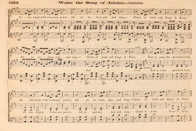 The Palm: a collection of sacred music, for choirs, singing schools and conventions page 352