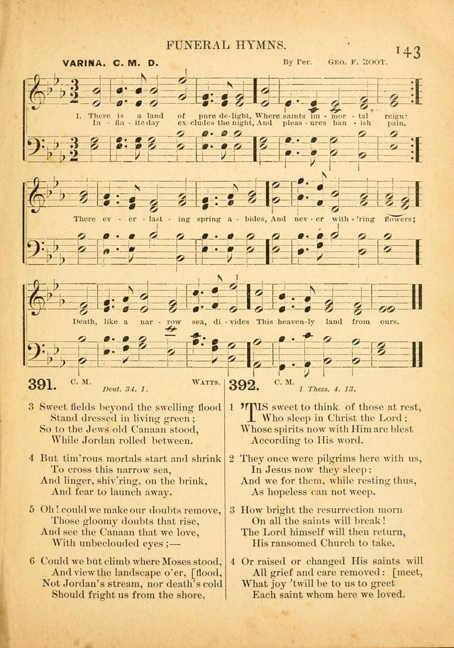 The Primitive Baptist Hymnal: a choice collection of hymns and tunes of early and late composition page 143