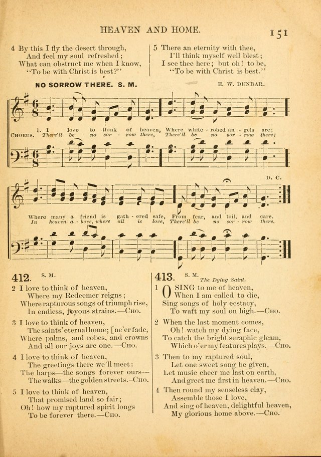 The Primitive Baptist Hymnal: a choice collection of hymns and tunes of early and late composition page 151