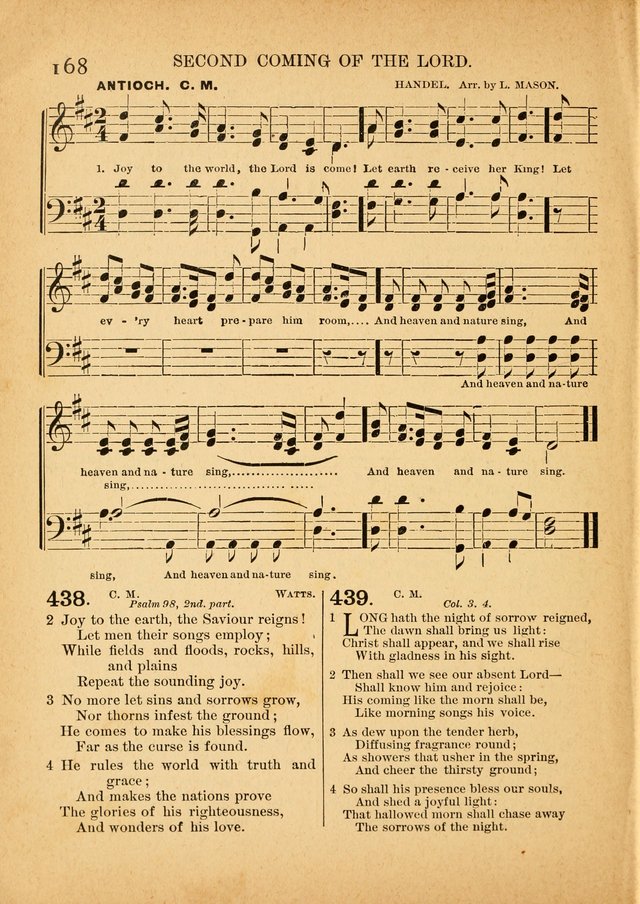 The Primitive Baptist Hymnal: a choice collection of hymns and tunes of early and late composition page 168