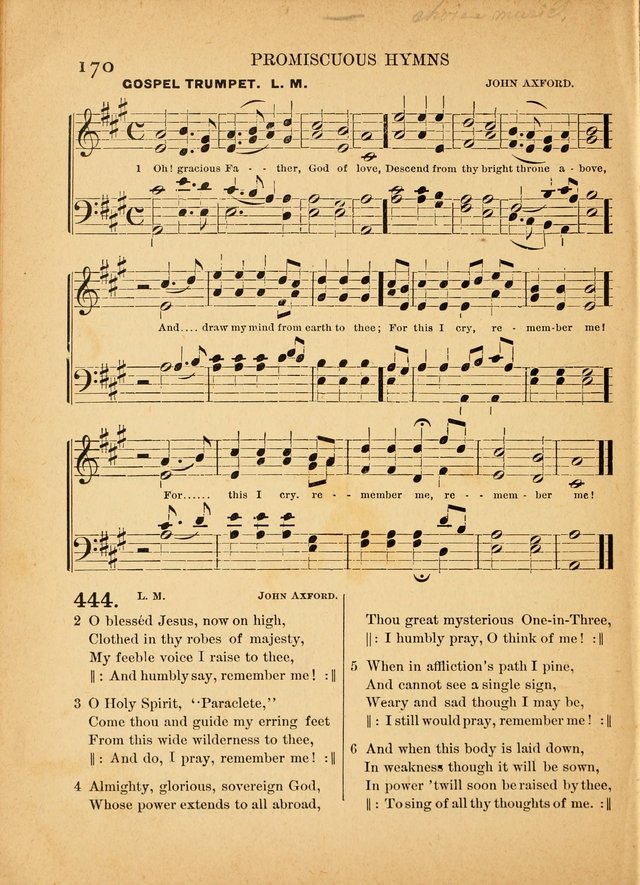 The Primitive Baptist Hymnal: a choice collection of hymns and tunes of early and late composition page 170