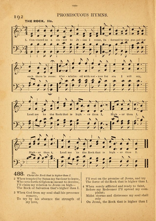 The Primitive Baptist Hymnal: a choice collection of hymns and tunes of early and late composition page 192