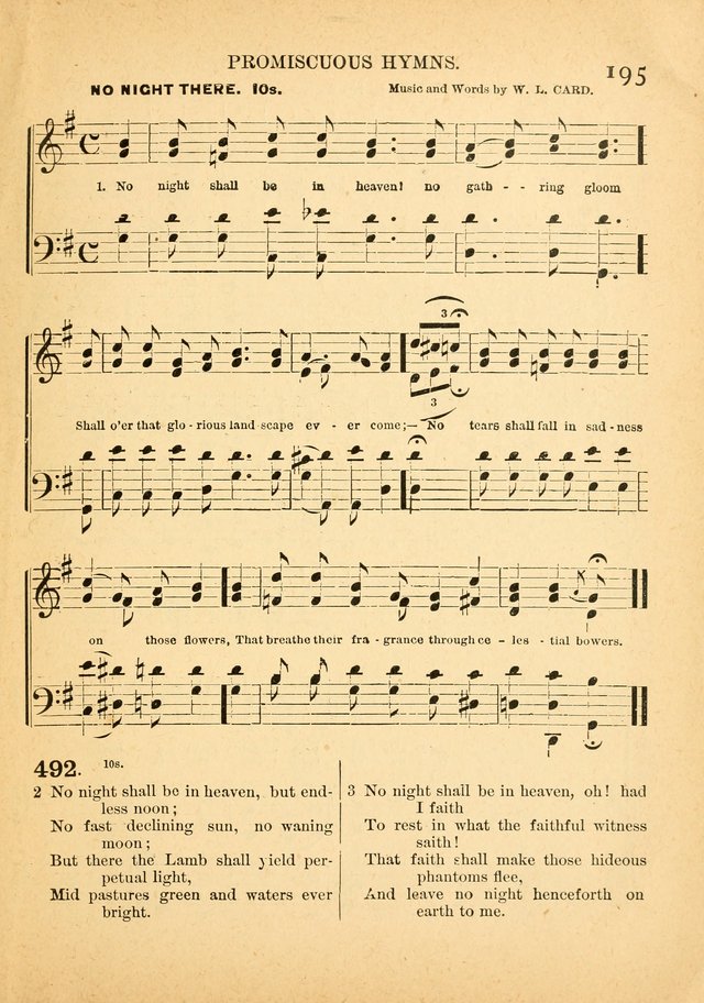 The Primitive Baptist Hymnal: a choice collection of hymns and tunes of early and late composition page 195