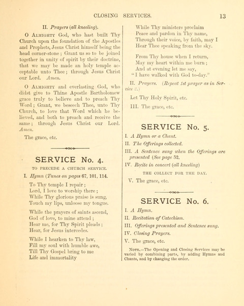 Prayer Book and Hymnal for the Sunday School page 13