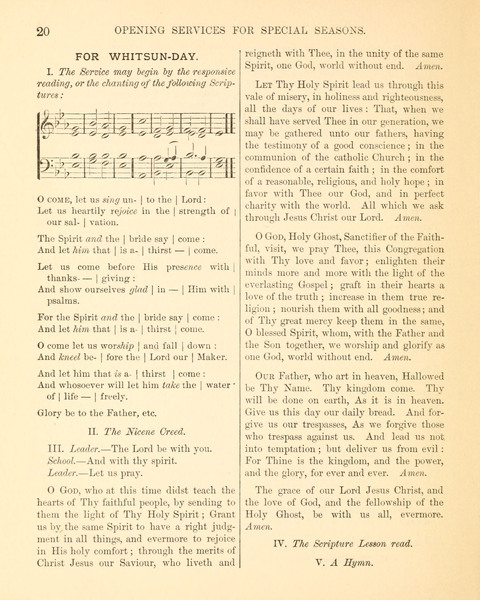 Prayer Book and Hymnal for the Sunday School page 20