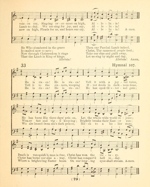 Prayer Book and Hymnal for the Sunday School page 79