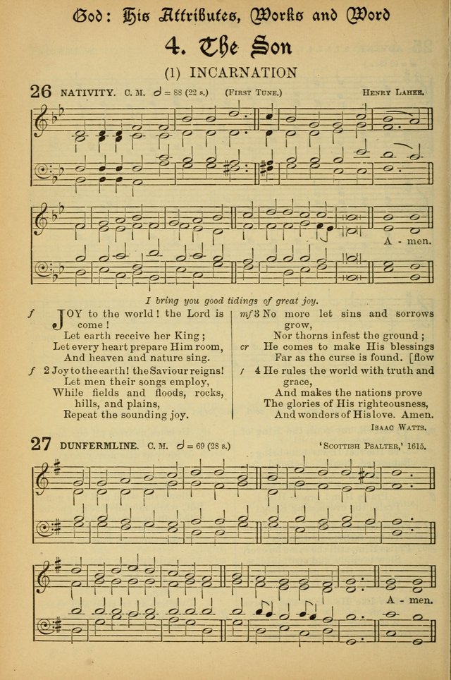 The Presbyterian Book of Praise: approved and commended by the General Assembly of the Presbyterian Church in Canada; With tunes; Part I. Selections from the Psalter. Part II. The Hymnal, rev, and en. page 142