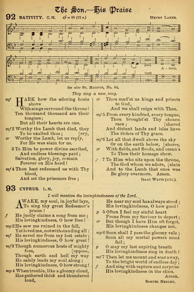 The Presbyterian Book of Praise: approved and commended by the General Assembly of the Presbyterian Church in Canada; With tunes; Part I. Selections from the Psalter. Part II. The Hymnal, rev, and en. page 215