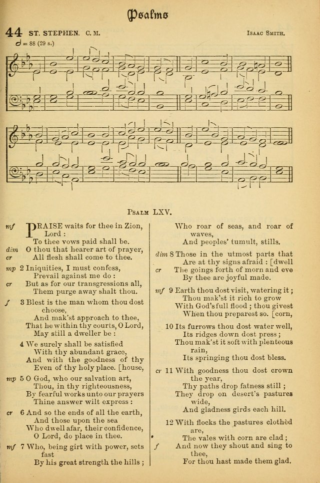 The Presbyterian Book of Praise: approved and commended by the General Assembly of the Presbyterian Church in Canada; With tunes; Part I. Selections from the Psalter. Part II. The Hymnal, rev, and en. page 43