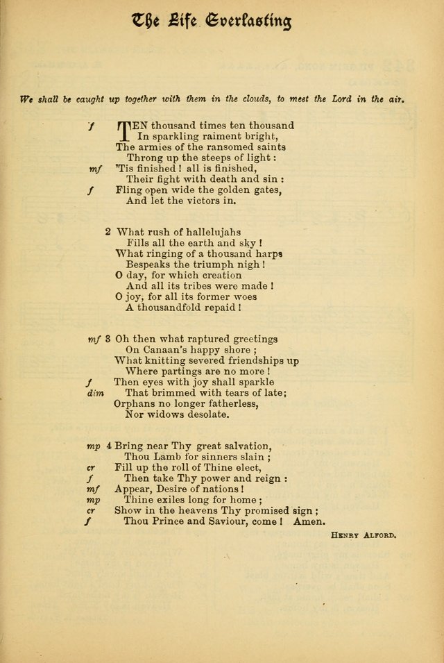 The Presbyterian Book of Praise: approved and commended by the General Assembly of the Presbyterian Church in Canada; With tunes; Part I. Selections from the Psalter. Part II. The Hymnal, rev, and en. page 489