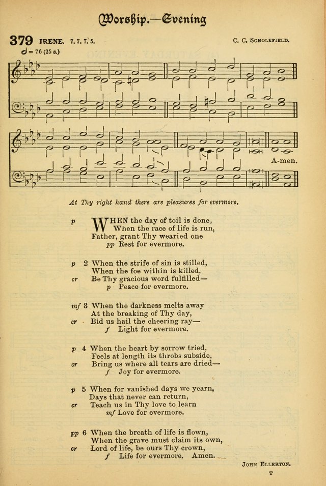 The Presbyterian Book of Praise: approved and commended by the General Assembly of the Presbyterian Church in Canada; With tunes; Part I. Selections from the Psalter. Part II. The Hymnal, rev, and en. page 539