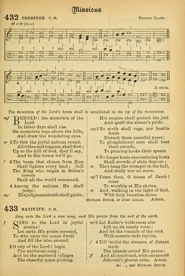 The Presbyterian Book of Praise: approved and commended by the General Assembly of the Presbyterian Church in Canada; With tunes; Part I. Selections from the Psalter. Part II. The Hymnal, rev, and en. page 597