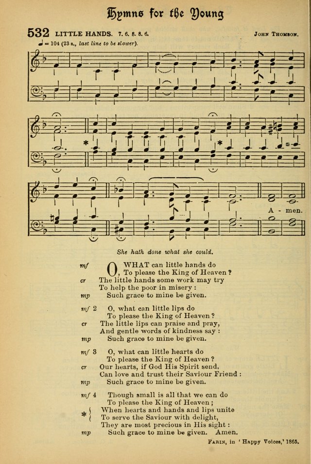 The Presbyterian Book of Praise: approved and commended by the General Assembly of the Presbyterian Church in Canada; With tunes; Part I. Selections from the Psalter. Part II. The Hymnal, rev, and en. page 718