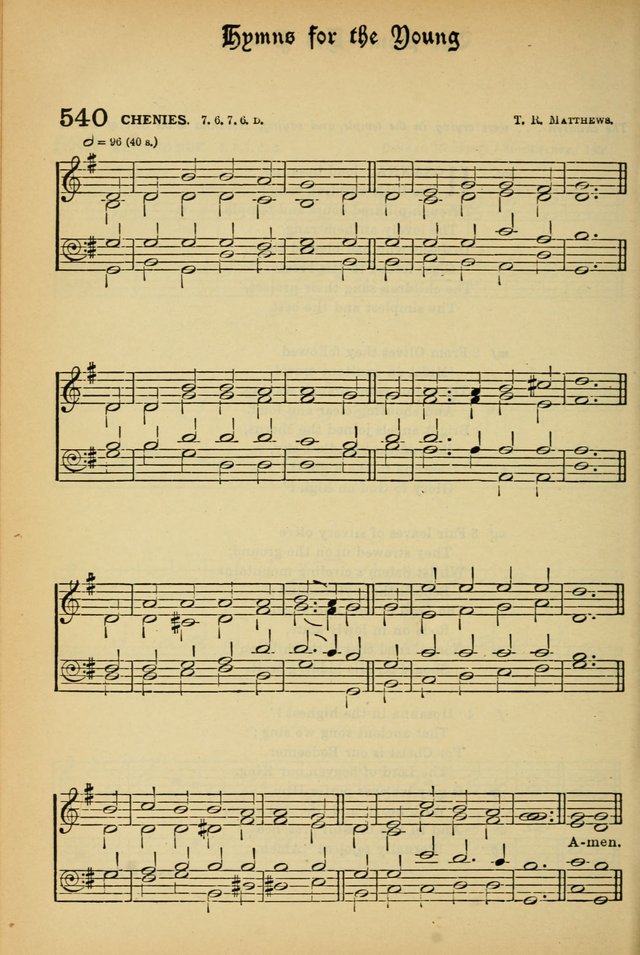 The Presbyterian Book of Praise: approved and commended by the General Assembly of the Presbyterian Church in Canada; With tunes; Part I. Selections from the Psalter. Part II. The Hymnal, rev, and en. page 728