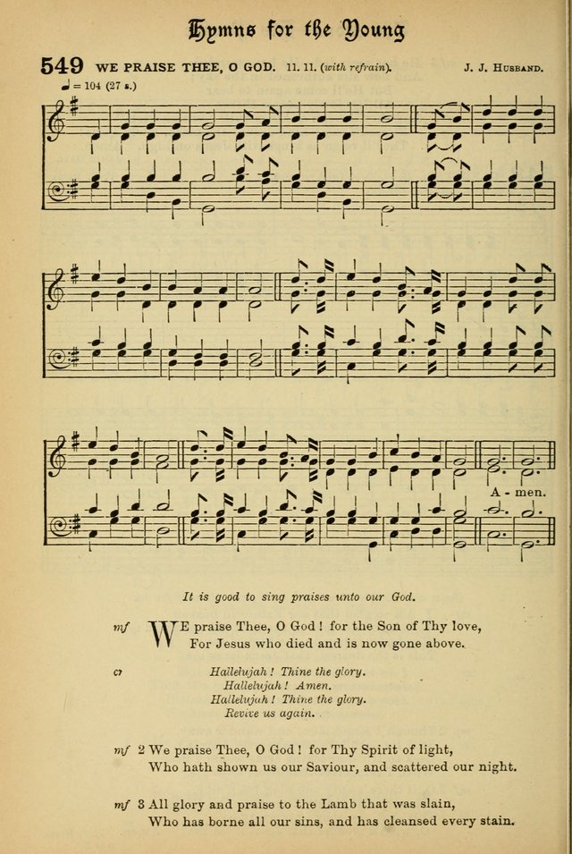 The Presbyterian Book of Praise: approved and commended by the General Assembly of the Presbyterian Church in Canada; With tunes; Part I. Selections from the Psalter. Part II. The Hymnal, rev, and en. page 740