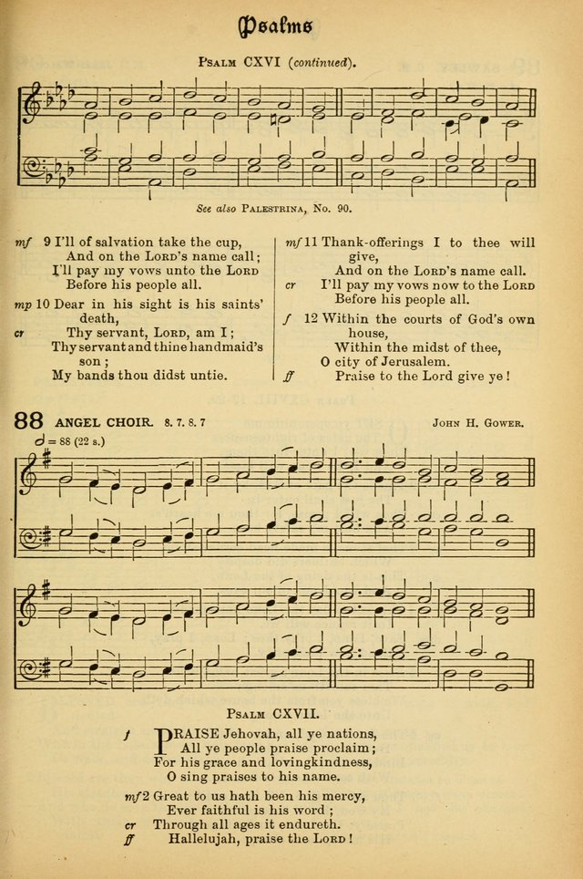 The Presbyterian Book of Praise: approved and commended by the General Assembly of the Presbyterian Church in Canada; With tunes; Part I. Selections from the Psalter. Part II. The Hymnal, rev, and en. page 87