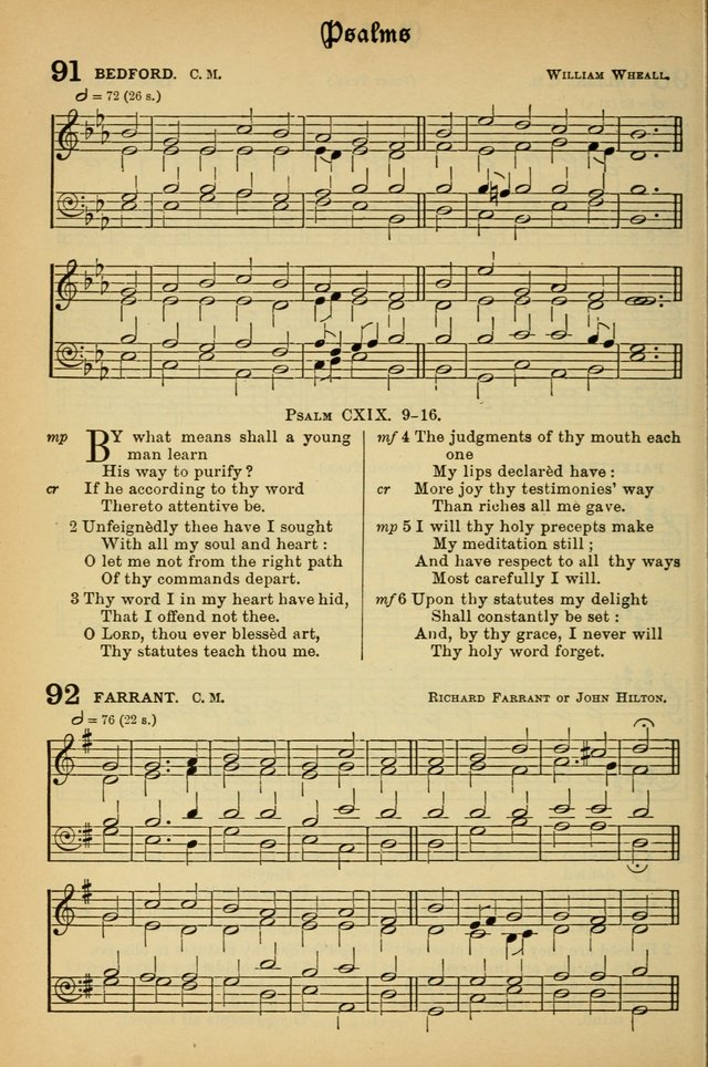 The Presbyterian Book of Praise: approved and commended by the General Assembly of the Presbyterian Church in Canada; With tunes; Part I. Selections from the Psalter. Part II. The Hymnal, rev, and en. page 90