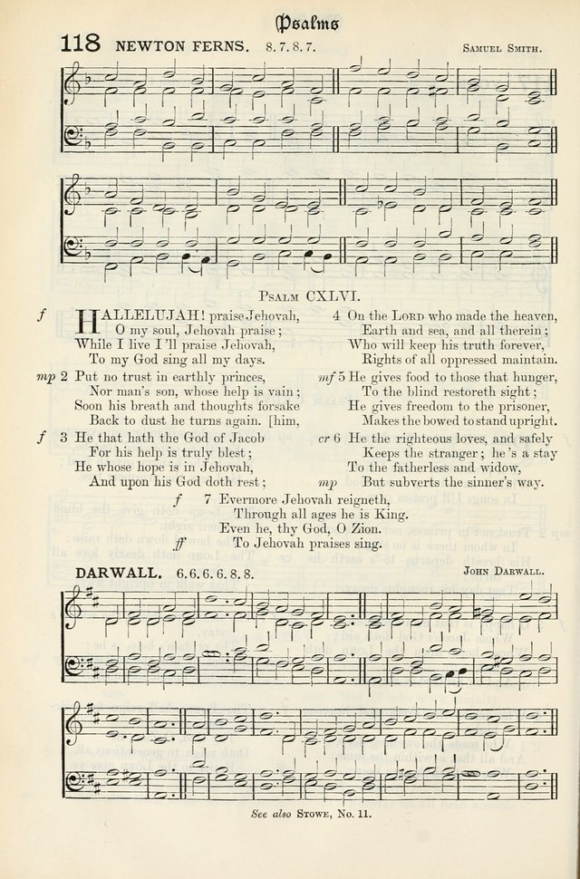 The Presbyterian Book of Praise: approved and commended by the General Assembly of the Presbyterian Church in Canada, with Tunes page 108