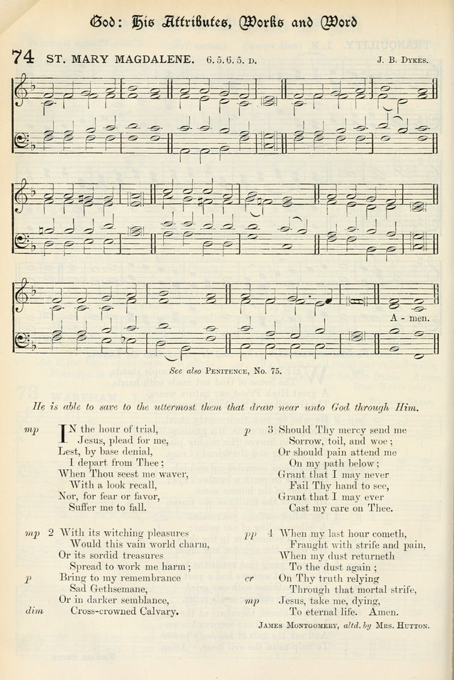 The Presbyterian Book of Praise: approved and commended by the General Assembly of the Presbyterian Church in Canada, with Tunes page 186