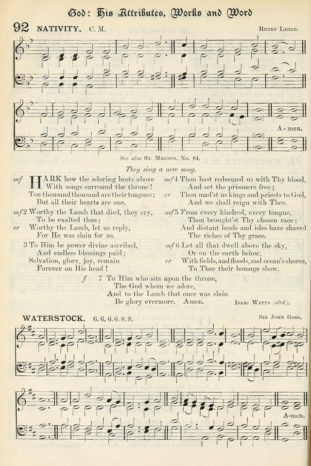 The Presbyterian Book of Praise: approved and commended by the General Assembly of the Presbyterian Church in Canada, with Tunes page 204