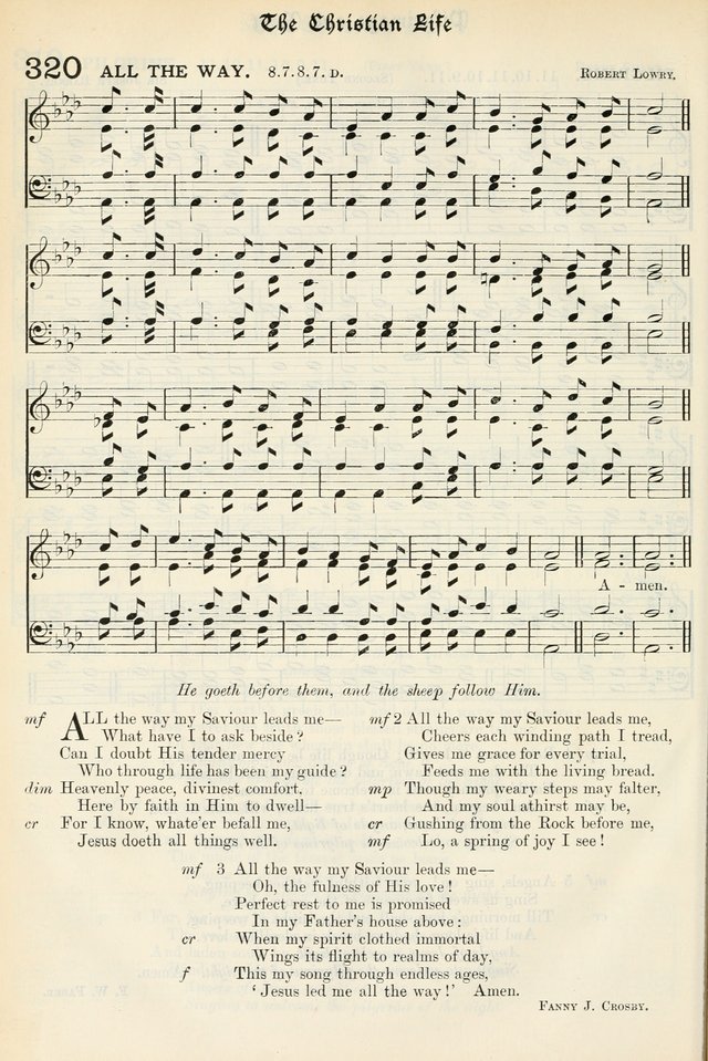 The Presbyterian Book of Praise: approved and commended by the General Assembly of the Presbyterian Church in Canada, with Tunes page 420