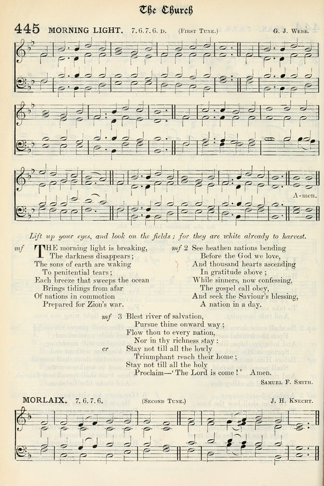 The Presbyterian Book of Praise: approved and commended by the General Assembly of the Presbyterian Church in Canada, with Tunes page 538