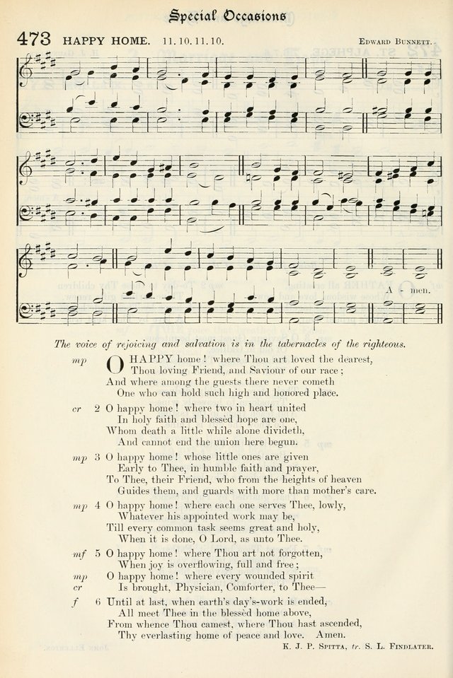 The Presbyterian Book of Praise: approved and commended by the General Assembly of the Presbyterian Church in Canada, with Tunes page 566