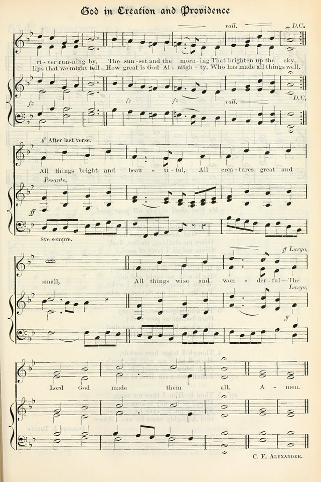 The Presbyterian Book of Praise: approved and commended by the General Assembly of the Presbyterian Church in Canada, with Tunes page 605