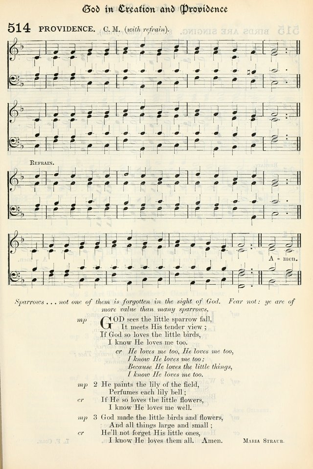 The Presbyterian Book of Praise: approved and commended by the General Assembly of the Presbyterian Church in Canada, with Tunes page 607