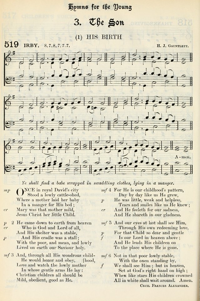 The Presbyterian Book of Praise: approved and commended by the General Assembly of the Presbyterian Church in Canada, with Tunes page 612