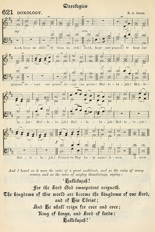 The Presbyterian Book of Praise: approved and commended by the General Assembly of the Presbyterian Church in Canada, with Tunes page 696