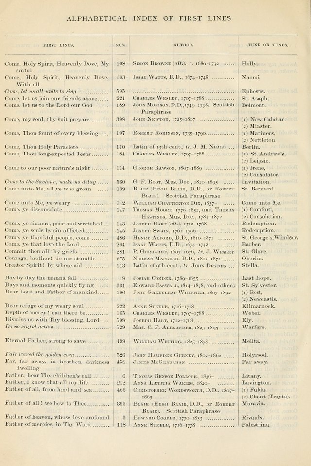 The Presbyterian Book of Praise: approved and commended by the General Assembly of the Presbyterian Church in Canada, with Tunes page 730