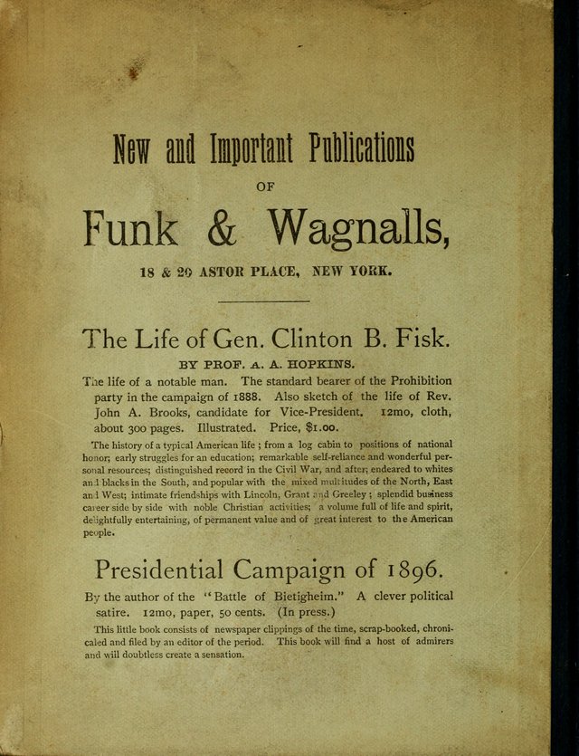 Prohibition Bells and Songs of the New Crusade: for Temperance Organizations, Reform Clubs, Prohibition Camps, and Political Campaigns page 98