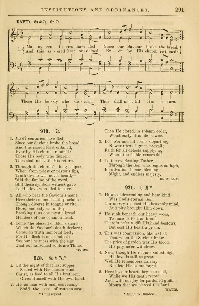 Plymouth Collection of Hymns and Tunes; for the use of Christian Congregations page 310