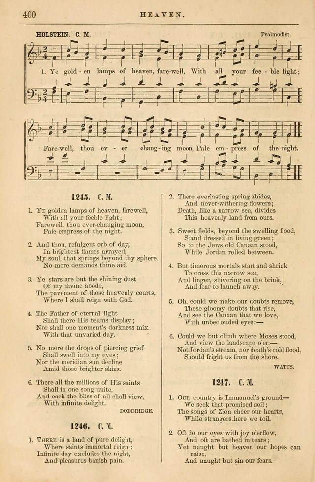 Plymouth Collection of Hymns and Tunes; for the use of Christian Congregations page 419