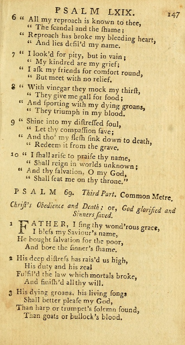 Psalms: carefully suited to the Christian worship in the United States of America: being an improvement of the old versions of the Psalms of David page 123