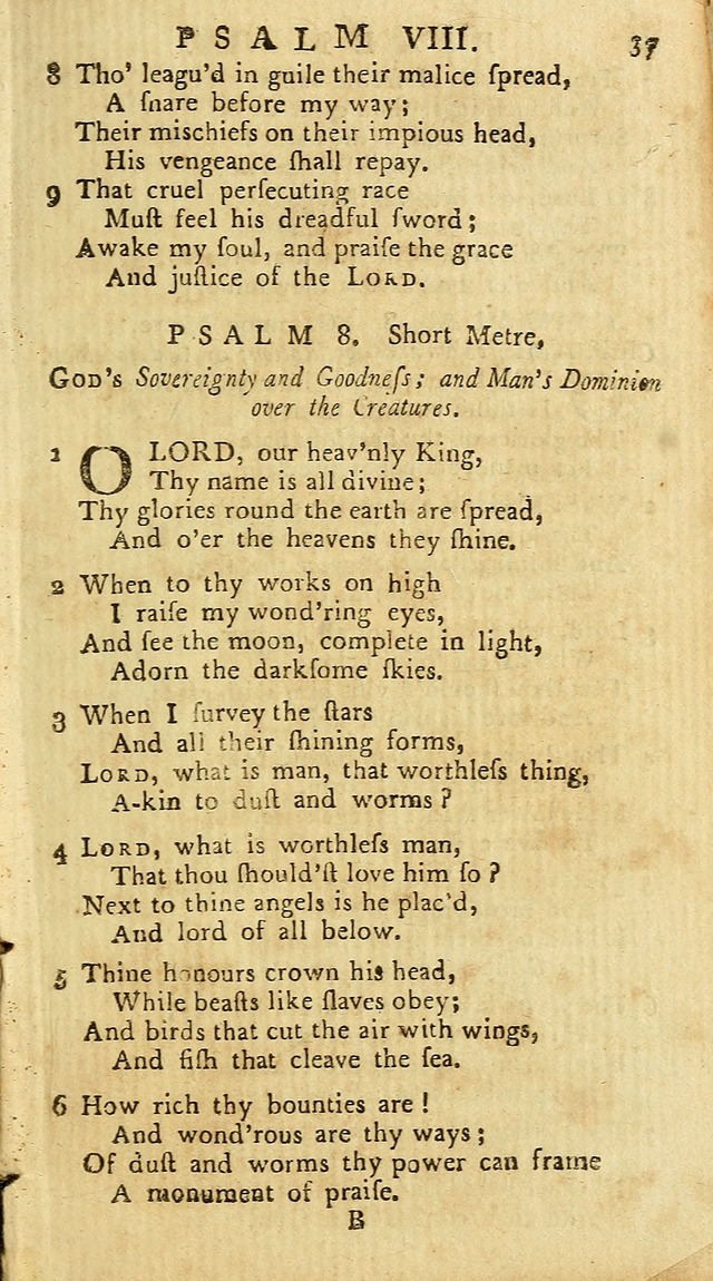 Psalms: carefully suited to the Christian worship in the United States of America: being an improvement of the old versions of the Psalms of David page 13