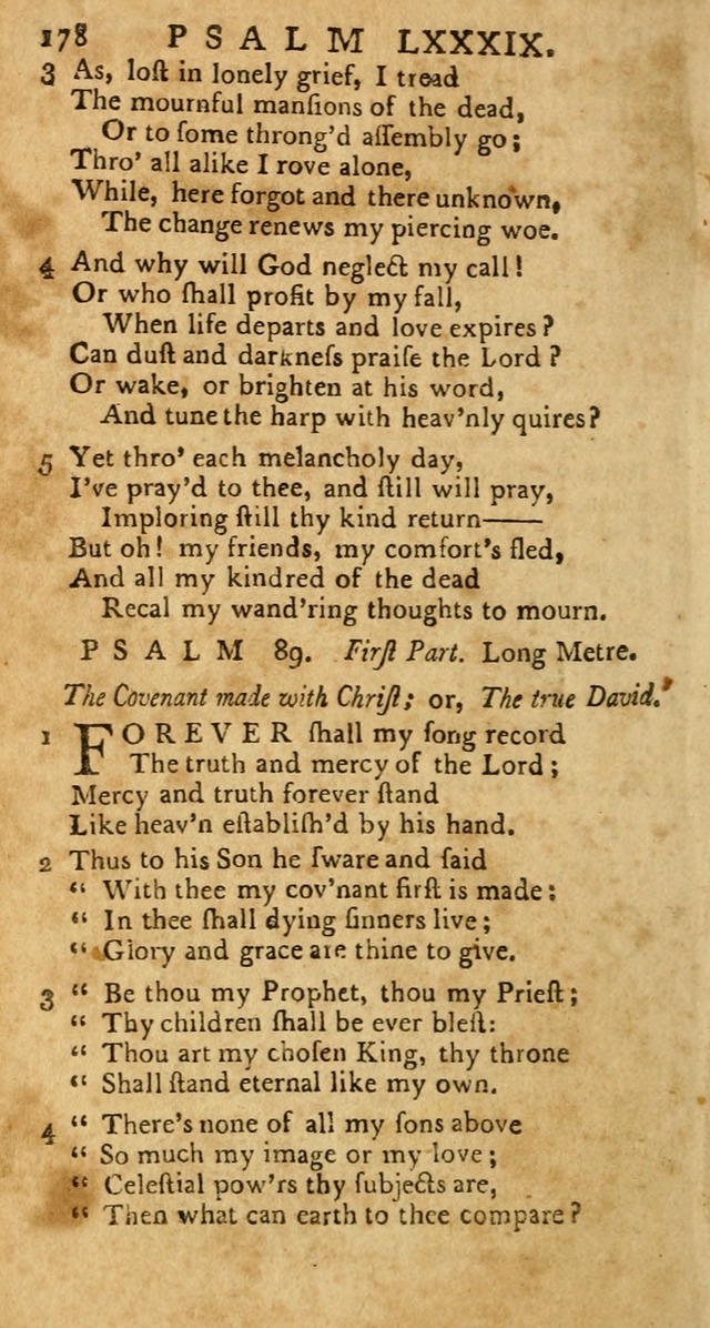 Psalms: carefully suited to the Christian worship in the United States of America: being an improvement of the old versions of the Psalms of David page 154