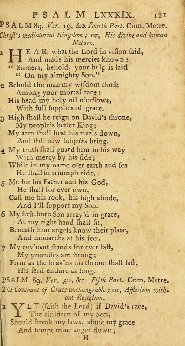 Psalms: carefully suited to the Christian worship in the United States of America: being an improvement of the old versions of the Psalms of David page 157