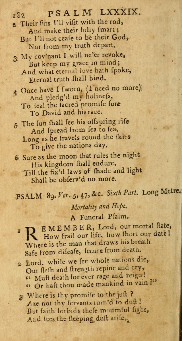 Psalms: carefully suited to the Christian worship in the United States of America: being an improvement of the old versions of the Psalms of David page 158