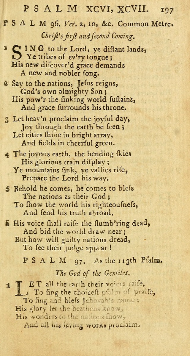 Psalms: carefully suited to the Christian worship in the United States of America: being an improvement of the old versions of the Psalms of David page 173