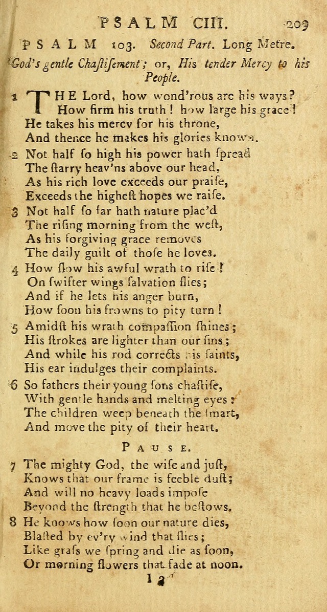 Psalms: carefully suited to the Christian worship in the United States of America: being an improvement of the old versions of the Psalms of David page 185