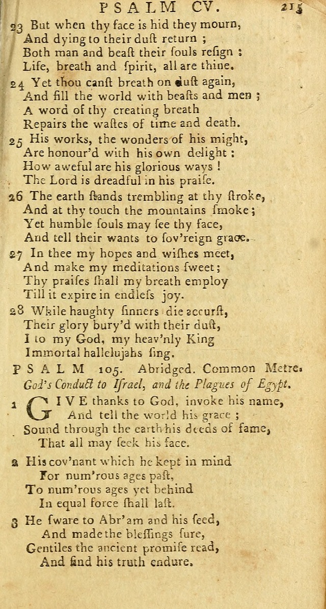 Psalms: carefully suited to the Christian worship in the United States of America: being an improvement of the old versions of the Psalms of David page 191