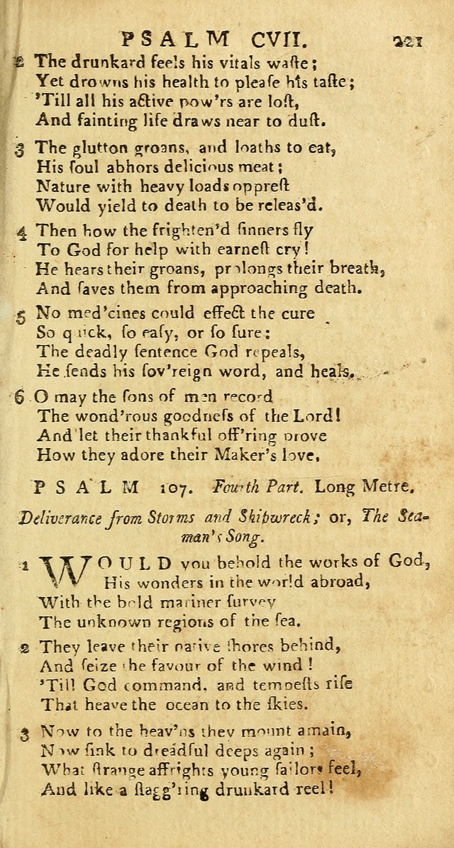 Psalms: carefully suited to the Christian worship in the United States of America: being an improvement of the old versions of the Psalms of David page 197