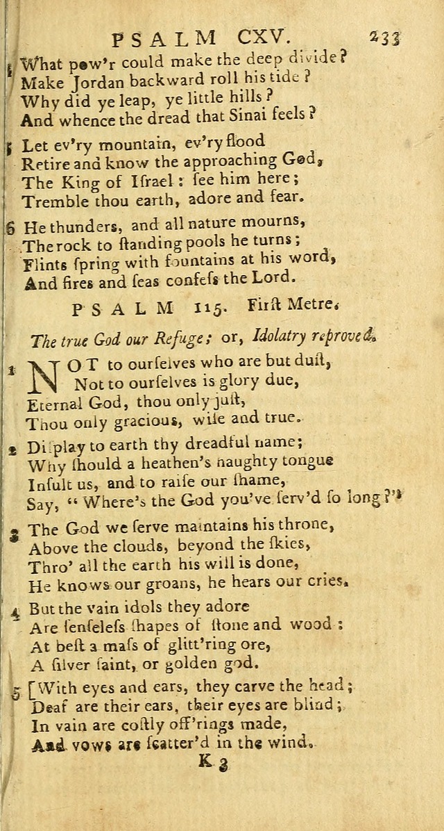 Psalms: carefully suited to the Christian worship in the United States of America: being an improvement of the old versions of the Psalms of David page 209