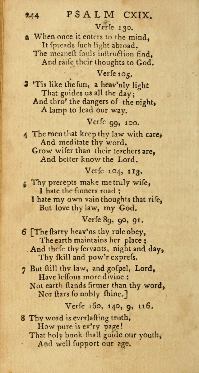 Psalms: carefully suited to the Christian worship in the United States of America: being an improvement of the old versions of the Psalms of David page 220